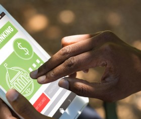 Smartphone payment Stock Photo 03