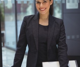 Smiling business lady Stock Photo