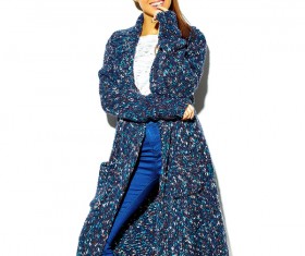 Smiling girl dressed in bright clothes Stock Photo 05