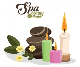 Elements of Spa Salon Design vector graphics 01 free download