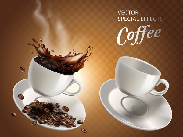 Spcial effects coffee vector material 03