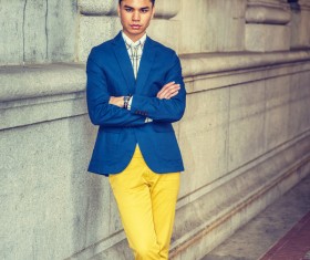 Street style men Stock Photo 02