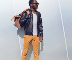 Street style men Stock Photo 05