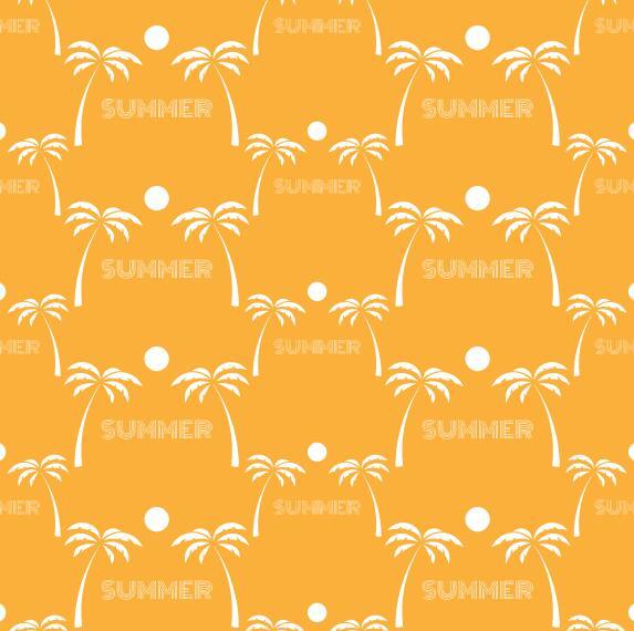 Summer holiday styles seamless pattern vector 07
