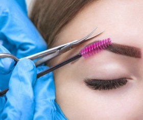 Tattooing eyebrow Stock Photo 01