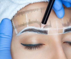 Tattooing eyebrow Stock Photo 03