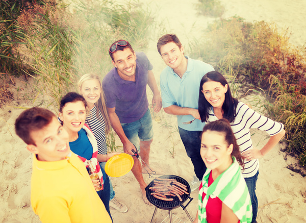 Teenagers get-together Stock Photo 03