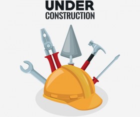 Workers in the Under construction vector 01 free download