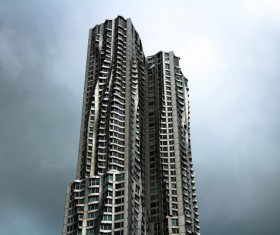 Unique art building Stock Photo