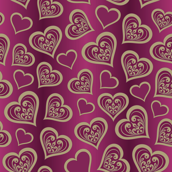 Valentine Day Wallpaper Seamless Pattern Background vector
