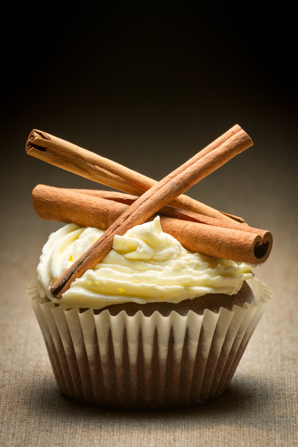 Vanilla cupcake Stock Photo 01