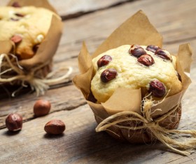 Vanilla cupcake Stock Photo 05