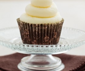 Vanilla cupcake Stock Photo 07