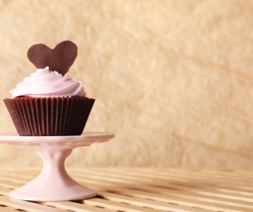 Vanilla cupcake Stock Photo 09