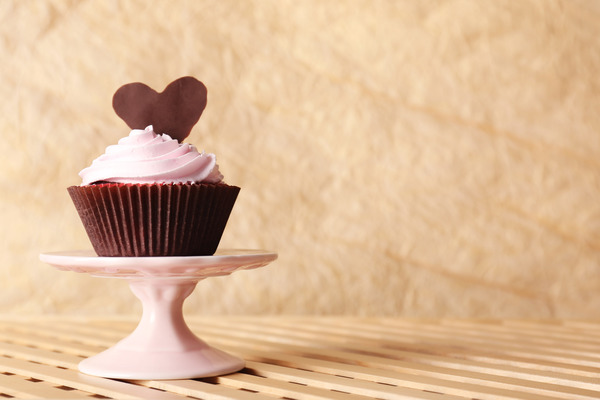 Vanilla cupcake Stock Photo 09