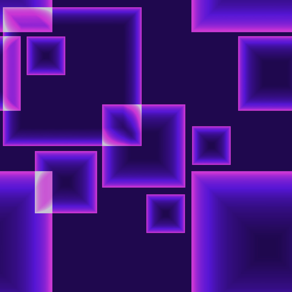 Violet cube background vector