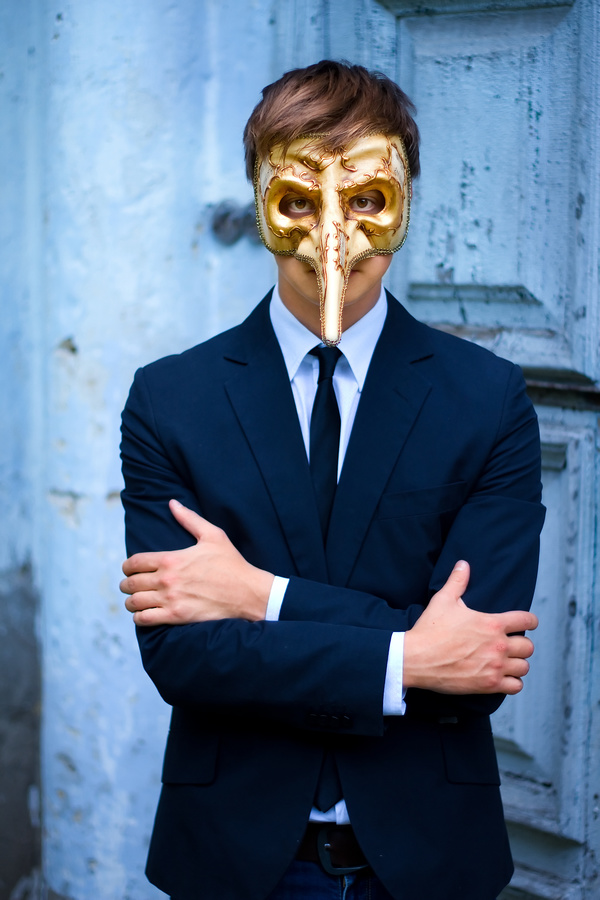 Wearing Mask Man Stock Photo 01