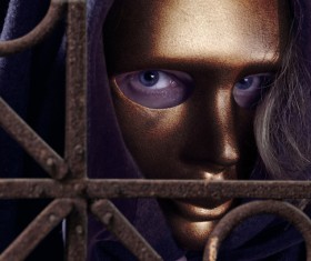 Wearing Mask Man Stock Photo 03