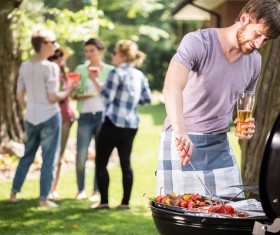 Weekend party for young people Stock Photo 01