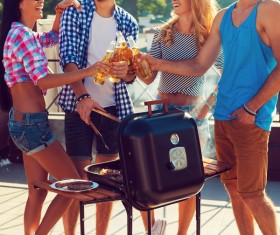 Weekend party for young people Stock Photo 02