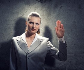 Woman Oath oath of allegiance a vow Stock Photo 03