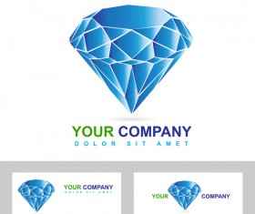 diamond logo vector