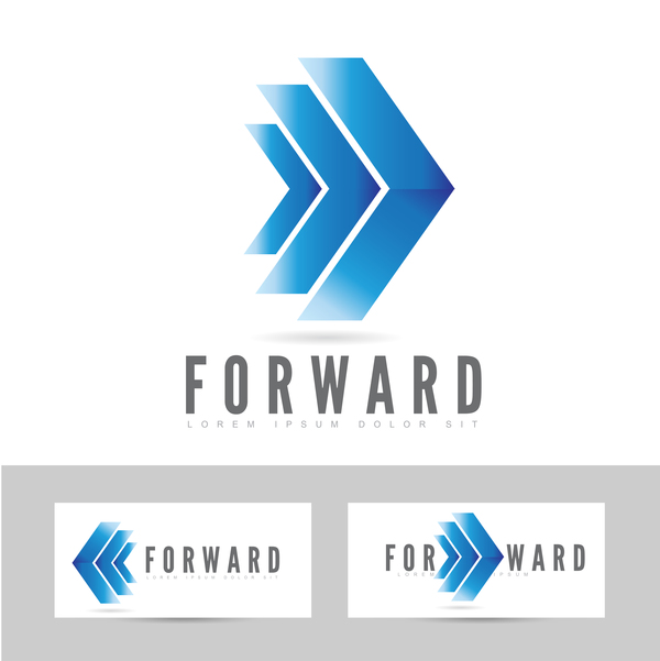 forward concept logo vector