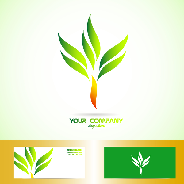green treeshapes logo vector