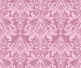 pink seamless wallpaper pattern vector material