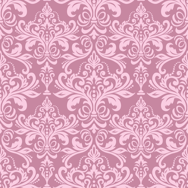 pink seamless wallpaper pattern vector material