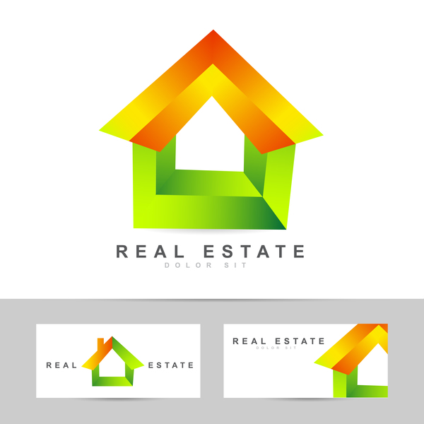 real estate house vector