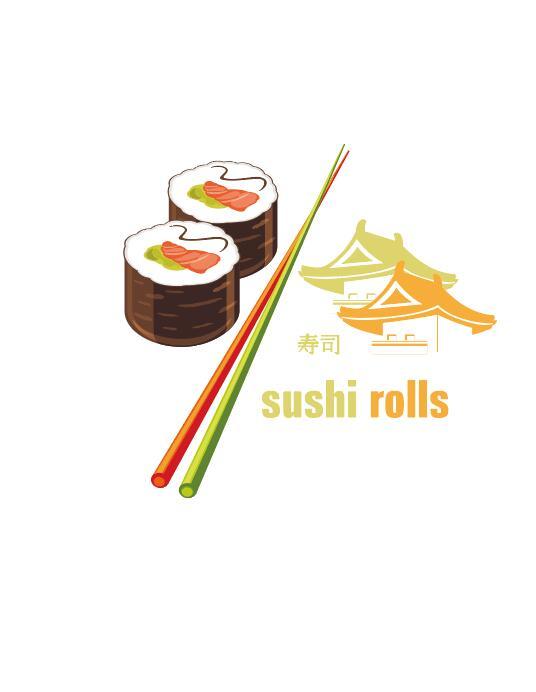 sushi with chopsticks vector material 02