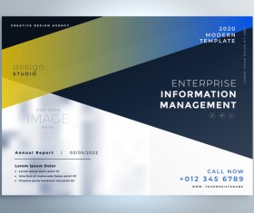 2020 modern business template vectors 04