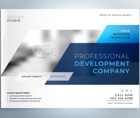 2020 modern business template vectors 09