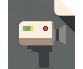 A-VIDEO Flat Icon