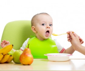 A dine baby Stock Photo