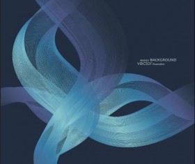 Abstract wave with blue background vector