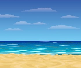 Beach summer background vector design 04