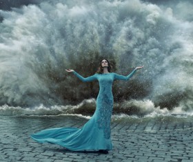 Beautiful woman Art Photos Stock Photo