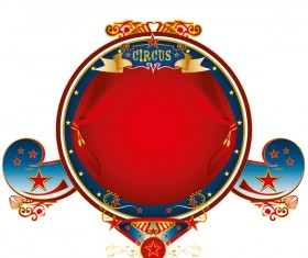 Big top frame circus vector