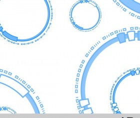 Binary Circle Photoshop Brushes