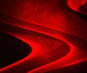 Black background with red wave abstract vector