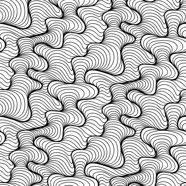 Black with white lines abstract pattern vectors