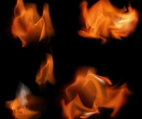 Blurs fire flame illustration vector