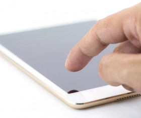 Businessman using Tablet PC Stock Photo 02