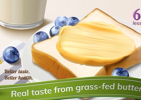 Butter advertising poster vector 01