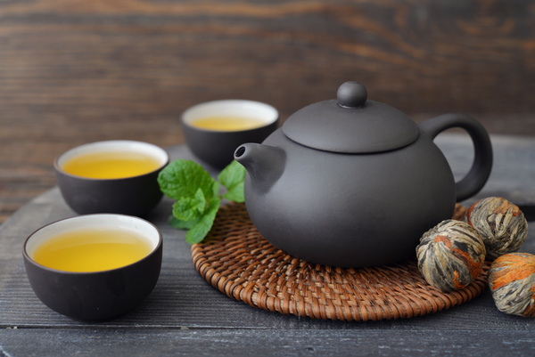 China Green tea Stock Photo 02