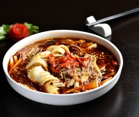 China delicious spicy Sichuan cuisine Stock Photo 01