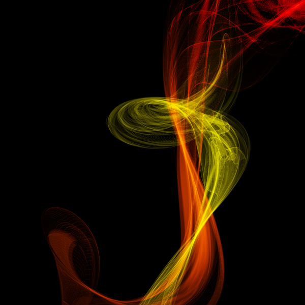 Colored smoke abstract vector