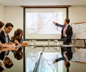 Commercial Market Share Conference Stock Photo 02